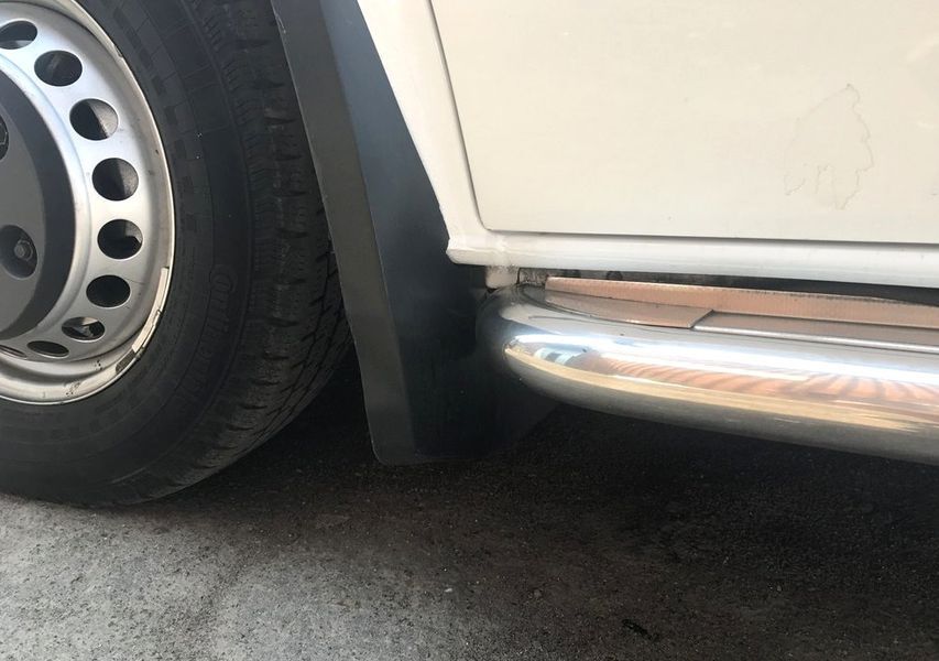 Бризковики передні для Volkswagen Crafter 2006-2016 1-2 катковий (2 шт) BRZ-3867 фото
