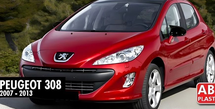 Накладки на дзеркала BMW-Style для Peugeot 308 2007-2013 ZRK-128199 фото