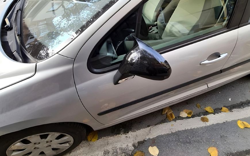 Накладки на дзеркала BMW-Style для Peugeot 308 2007-2013 ZRK-128199 фото