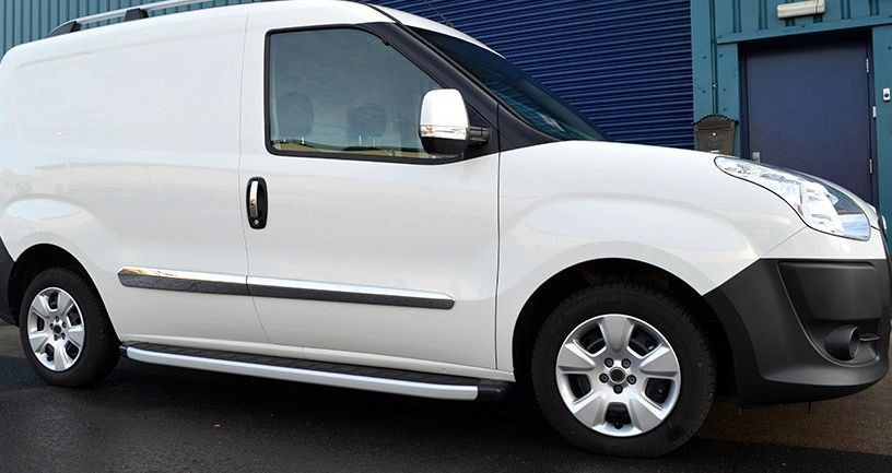 Накладки на ручки дверей для Citroen Nemo 2007-2017, 4 шт, хром (Omsa Line) NKS-593 фото