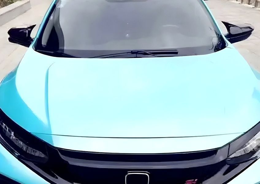 Накладки на дзеркала BMW-Style для Honda Civic 10 2016-2021 ZRK-89409 фото