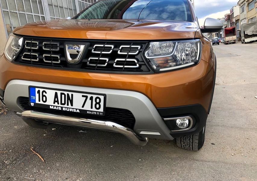 Накладки на противотуманные фары для Renault Duster 2018-2024, 2 шт (Omsa Line) HRB-69061 фото