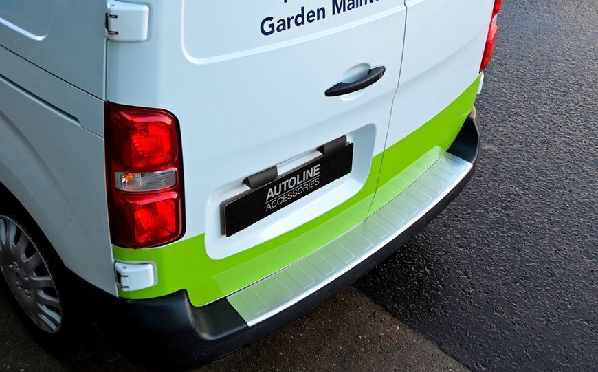 Накладка на задній бампер для Citroen Jumpy/Dispatch 2017+, довга база (Omsa Line) NZB-73820 фото