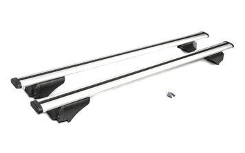 Перемички на рейлінги для BMW X5 E53 1999-2006, 115 см, сірі, із замком (WIZARD V2) POR-161222 фото