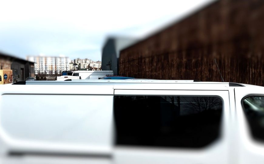 Вбудовані рейлінги для Opel Vivaro 2015-2019, довга база (хром) RLN-72182 фото