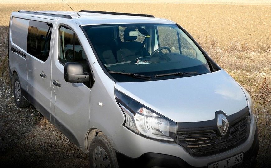 Вбудовані рейлінги для Opel Vivaro 2015-2019, довга база (чорні) RLN-74390 фото
