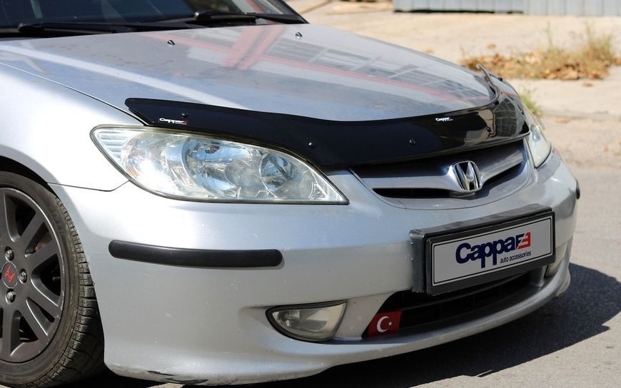 Дефлектор капота для Honda Civic 7 2001-2006 Седан DFK-77557 фото