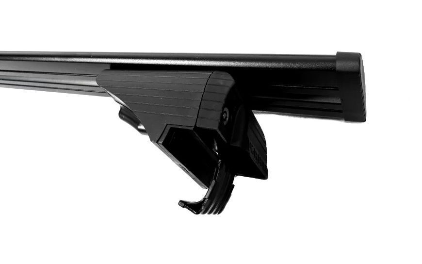 Перемички на рейлінги для BMW X5 E53 1999-2006, 125 см, чорні, із замком (WIZARD V2) POR-161225 фото
