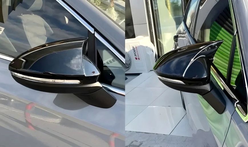 Накладки на дзеркала M-Look для BMW 4 F32 2012-2020 (з клямками) ZRK-147529 фото