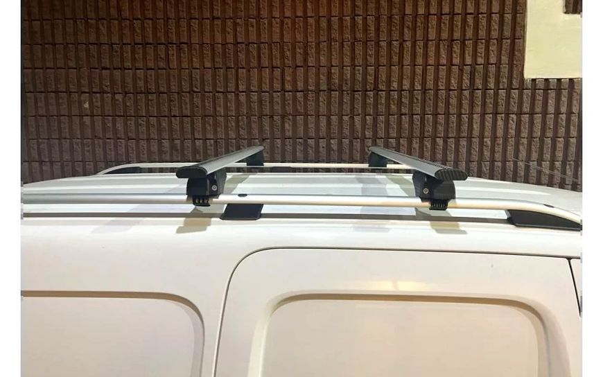 Перемычки на рейлинги для BMW X5 E53 1999-2006, 135 см, серые, с замком (WIZARD V2) POR-161226 фото
