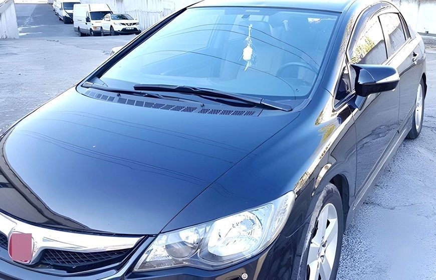 Накладки на дзеркала BMW-Style для Honda Civic 8 2006-2011 ZRK-89407 фото
