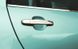 Накладки на ручки дверей для Toyota Auris 2007-2012, з кнопкою, 4 шт, хром (Carmos) NKS-88300 фото 3