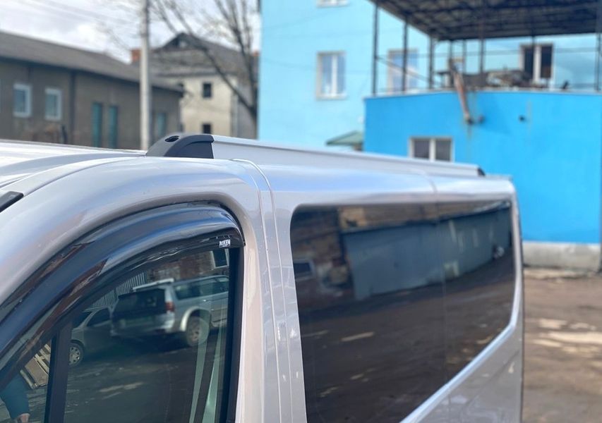 Встроенные рейлинги для Nissan NV300/Primastar 2016+, длинная база (хром) RLN-72188 фото
