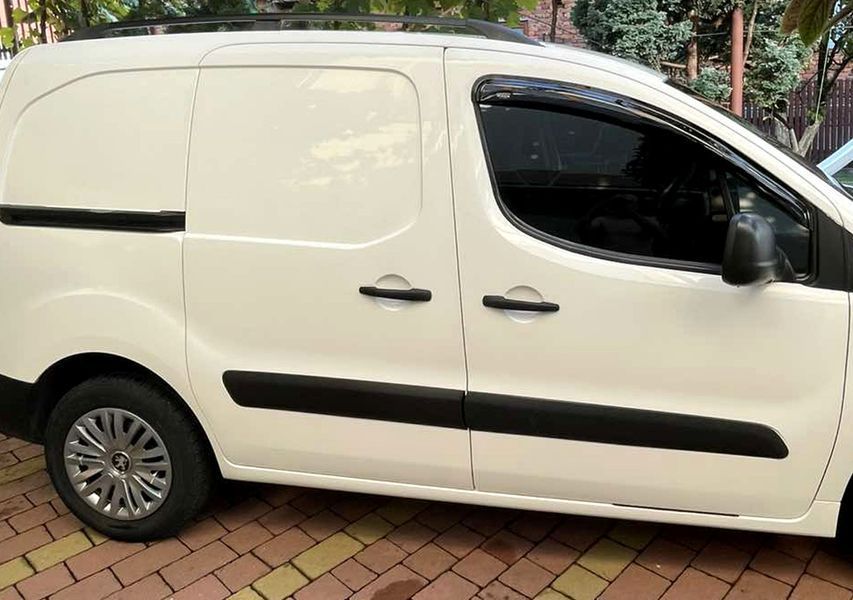Рейлінги для Citroen Berlingo 2008-2018 (чорні, металеві ніжки) RLN-3453 фото