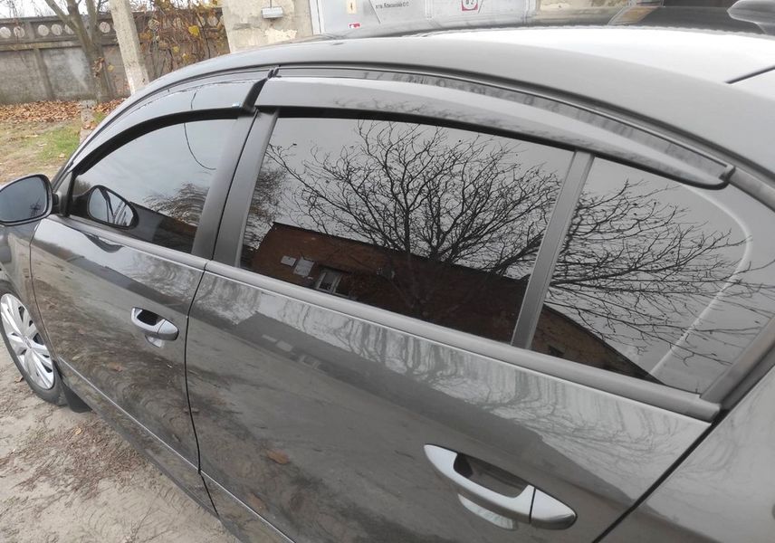 Вітровики для Volkswagen Passat B6 2006-2012 Седан (4 шт) DOK-89026 фото
