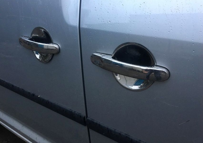 Накладки на ручки дверей для Volkswagen Caddy 2010-2015, 4 шт, хром (Omsa Line) NKS-25472 фото