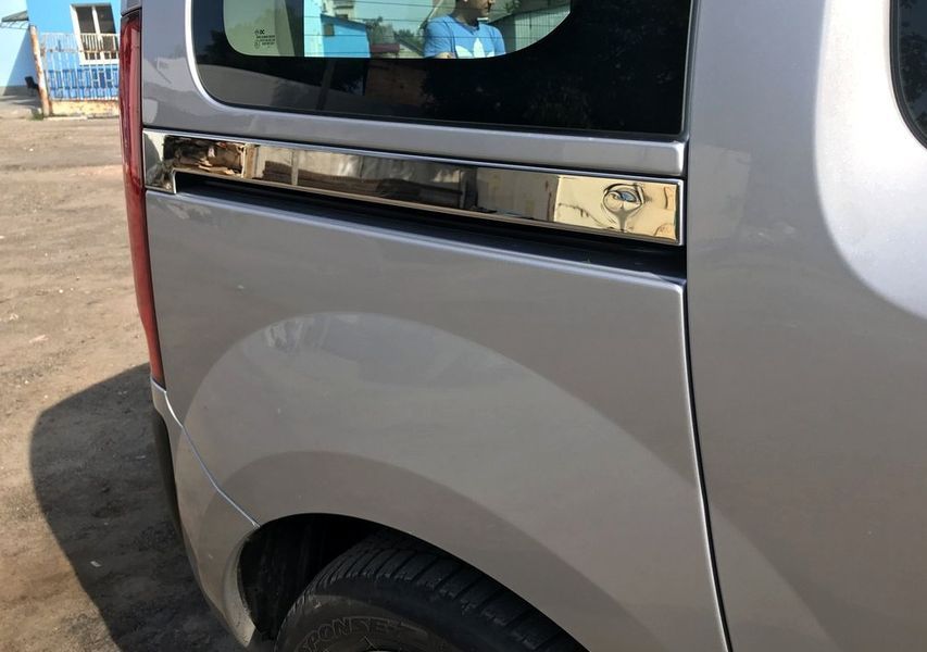 Молдинг зсувних дверей для Renault Kangoo 2008-2020, 2 шт (Omsa Line) MDV-1324 фото