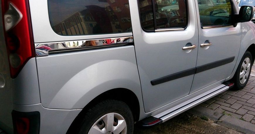 Молдинг зсувних дверей для Renault Kangoo 2008-2020, 2 шт (Omsa Line) MDV-1324 фото