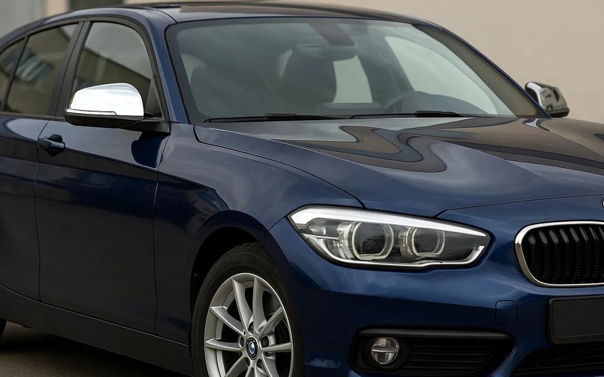 Накладки на дзеркала для BMW 1 F20/21 2011-2019, хромовані, нержавіюча сталь NZR-125539 фото