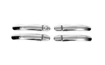 Накладки на ручки дверей для Seat Toledo 2012-2019, 4 шт, хром (Omsa Line) NKS-19066 фото