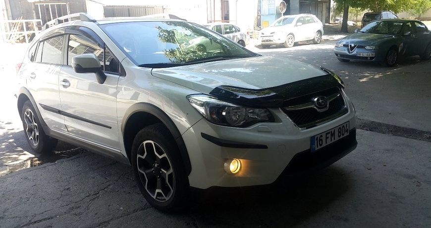 Дефлектор капота для Subaru XV 2011-2017 DFK-77786 фото