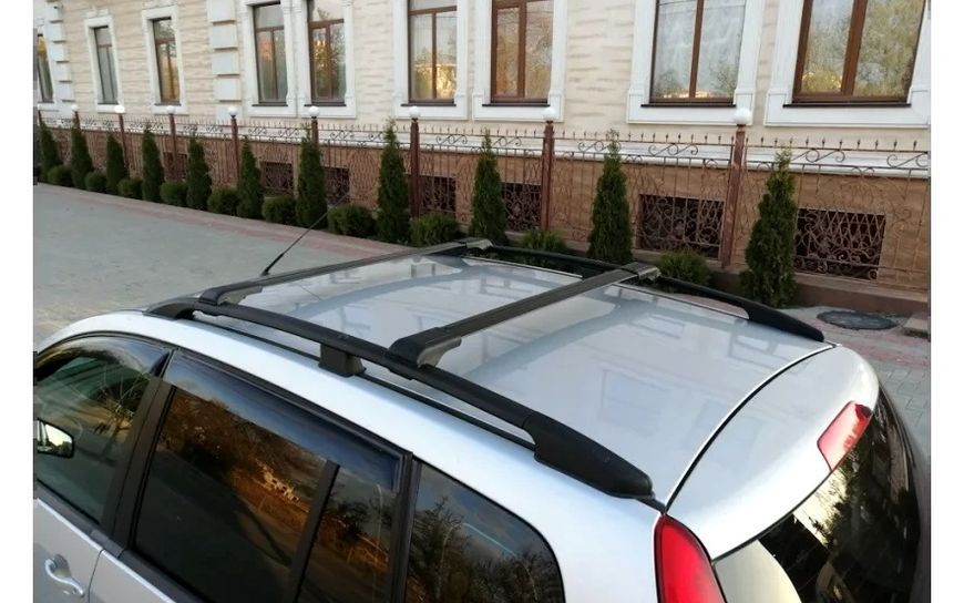 Перемички на рейлінги для BMW X5 E53 1999-2006, до 110 см, чорні, із замком (WINGCARRIER V1) POR-166723 фото