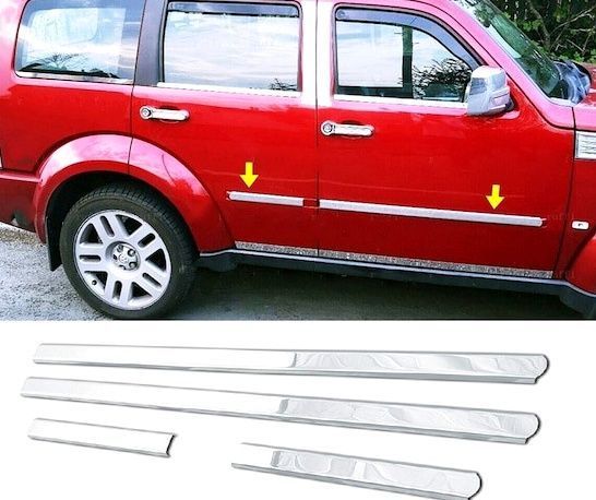 Молдинги дверей для Dodge Nitro 2006-2011 (Carmos) MDV-49729 фото