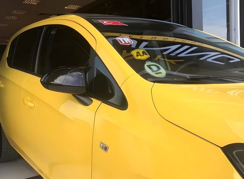 Накладки на дзеркала BMW-Style для Opel Corsa E 2015-2019 ZRK-89431 фото