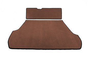 EVA коврик в багажник для Toyota Land Cruiser 200 2007-2021, 5 мест (Вариант 2) (коричневый) EVB-123060 фото