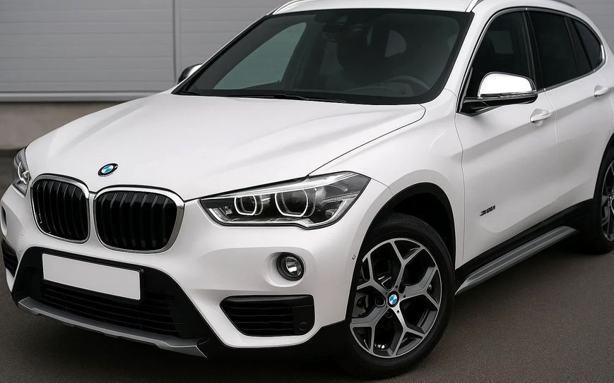 Накладки на дзеркала для BMW X1 F48 2015-2022, хромовані, нержавіюча сталь NZR-125545 фото