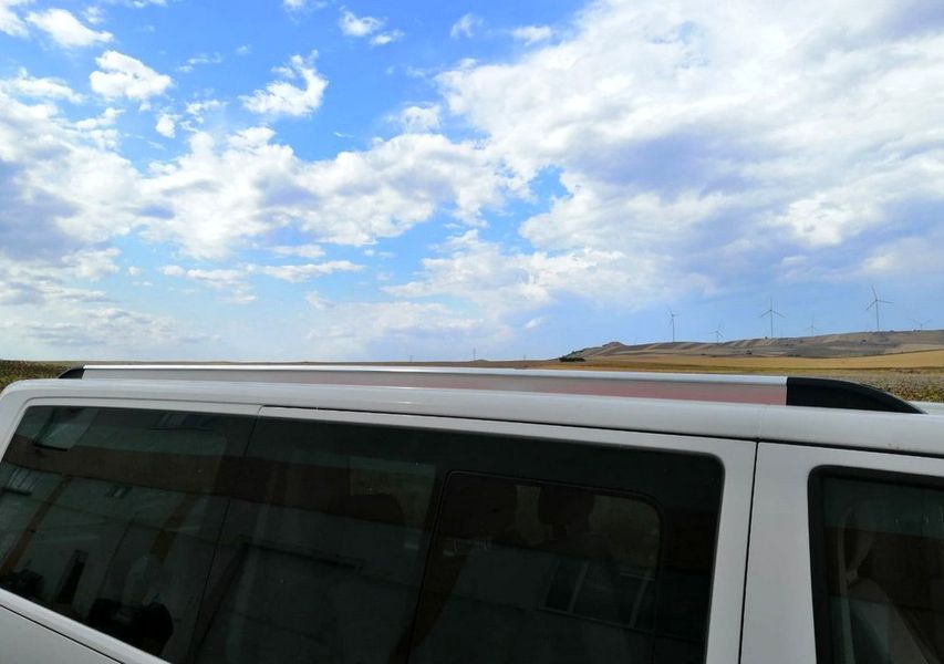 Вбудовані рейлінги для Volkswagen T5 2010-2015, довга база (хром) RLN-71526 фото