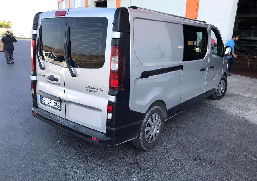 Вбудовані рейлінги для Fiat Talento 2016+, довга база (хром) RLN-72185 фото
