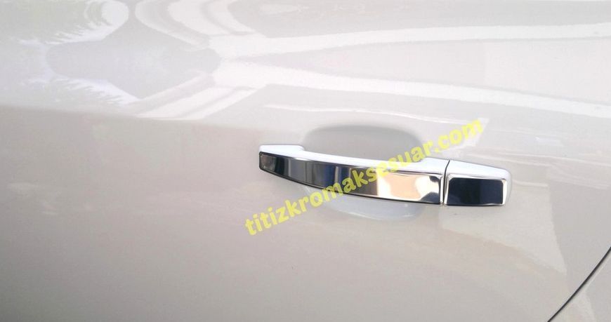 Накладки на ручки дверей для Opel Astra J 2009-2015, 4 шт, хром (Omsa Line) NKS-20650 фото