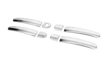 Накладки на ручки дверей для Skoda Octavia 1 Tour A4 1996-2010, 4 шт, хром (Carmos) NKS-47534 фото