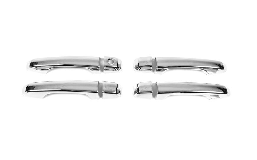 Накладки на ручки дверей для Toyota Land Cruiser Prado 150 2009-2023, 4 шт, хром (Omsa Line) NKS-2250 фото