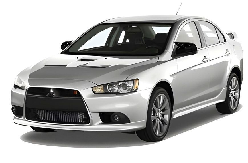 Накладки на дзеркала BMW-Style для Mitsubishi Lancer 10 2008+ ZRK-128193 фото