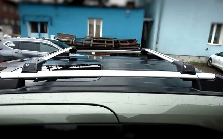 Перемычки на рейлинги для BMW X7 G07 2019+, 110 см, серые (SKYBAR V1) POR-159955 фото