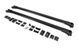Перемычки на рейлинги для Audi A4 B6 2000-2004, черные (FLYBAR) POR-56541 фото 1