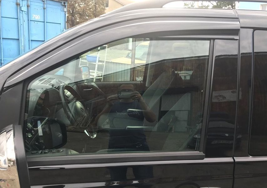 Вітровики для Mercedes Viano 2004-2014 (2 шт) DOK-47094 фото