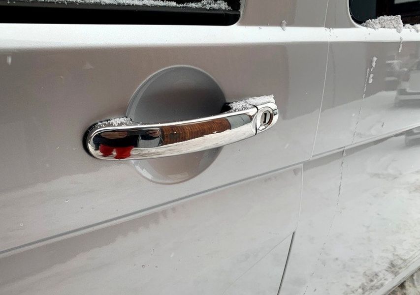 Накладки на ручки дверей для Volkswagen T5 Caravelle 2004-2010, 4 шт, хром (Omsa Line) NKS-3216 фото