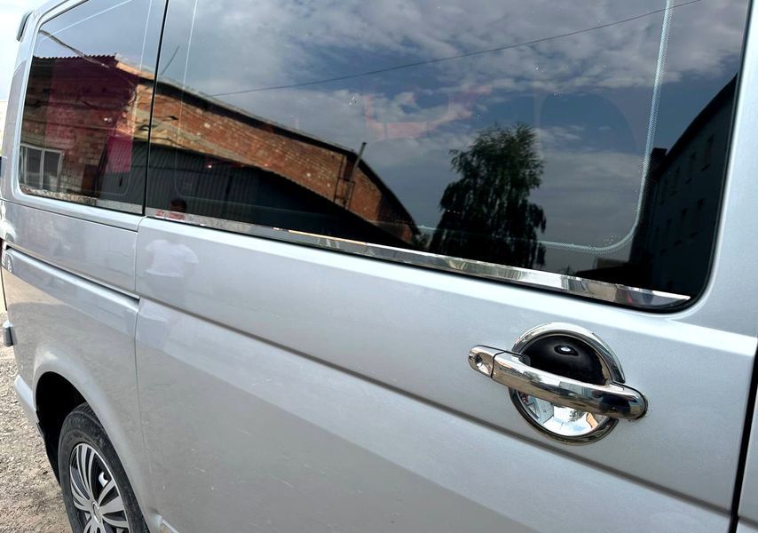 Накладки на ручки дверей для Volkswagen T5 Caravelle 2004-2010, 4 шт, хром (Omsa Line) NKS-3216 фото