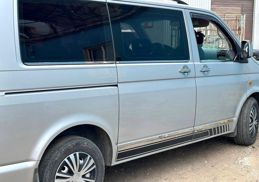 Накладки на ручки дверей для Volkswagen T5 Caravelle 2004-2010, 4 шт, хром (Omsa Line) NKS-3216 фото