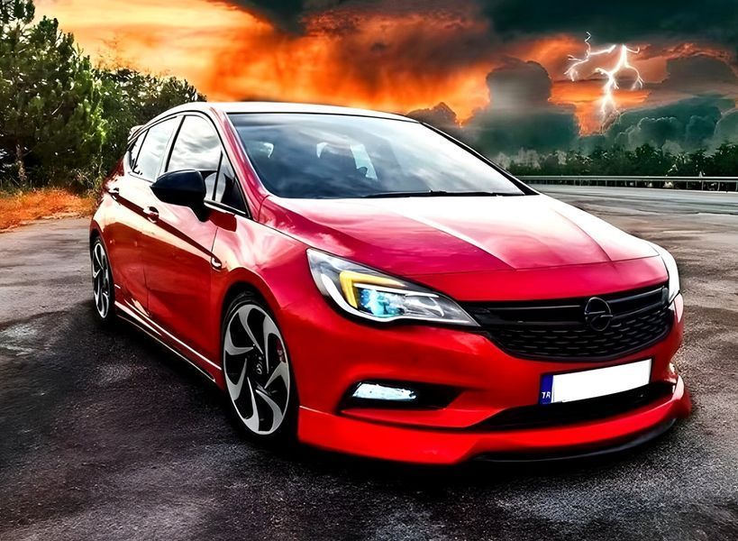 Накладки на дзеркала BMW-Style для Opel Astra K 2016-2021 ZRK-89429 фото