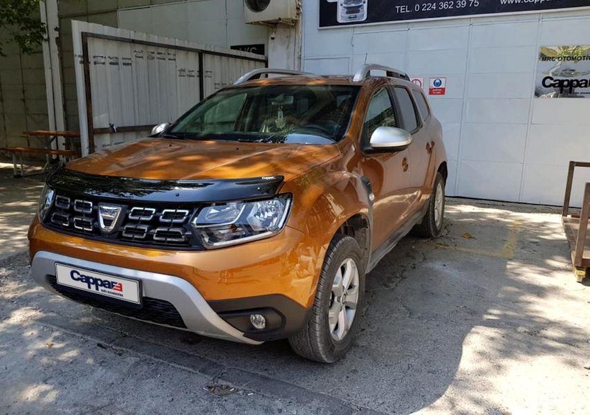 Дефлектор капота для Dacia Duster 2018-2024 DFK-77538 фото