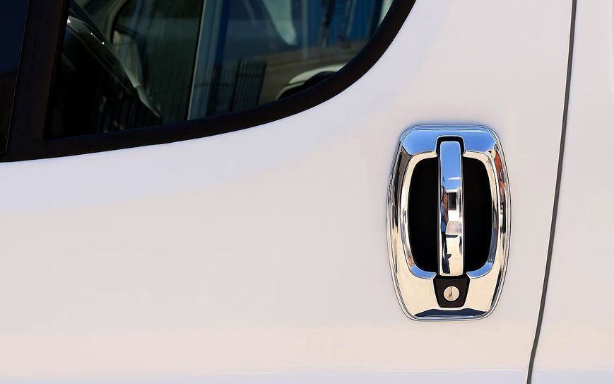 Накладки на ручки дверей для Citroen Jumper 2007-2025, 4 шт, хром (Carmos) NKS-57553 фото