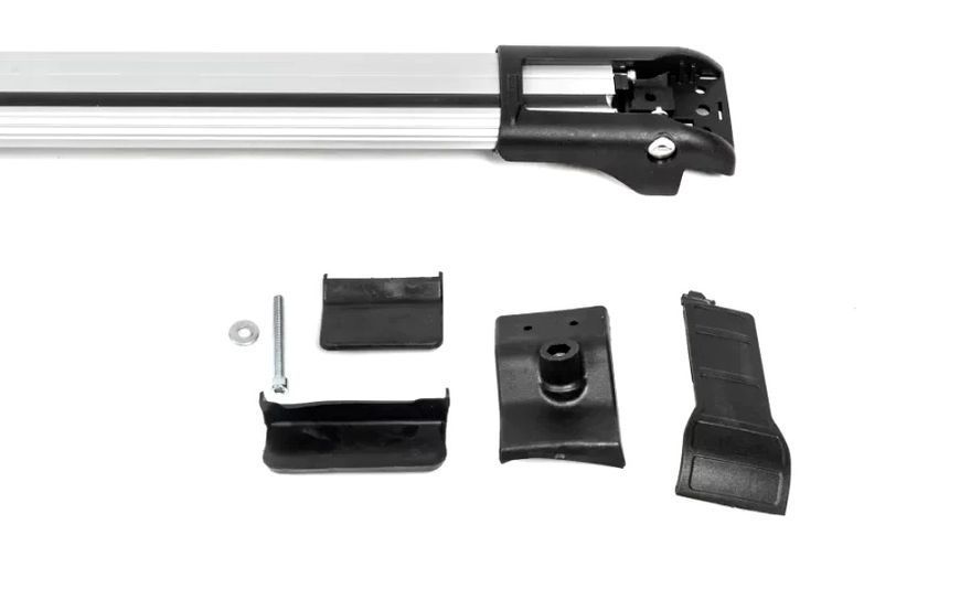 Перемычки на рейлинги для BMW X5 E70 2007-2013, до 140 см, серые, с замком (WINGCARRIER V1) POR-166728 фото