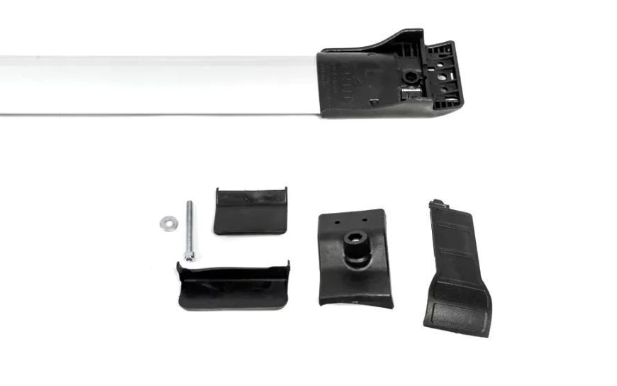 Перемычки на рейлинги для BMW X5 E70 2007-2013, до 140 см, серые, с замком (WINGCARRIER V1) POR-166728 фото